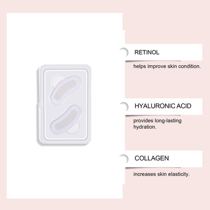 MicroGlow Eye Patches,Under Eye Patchs Hyaluronic Acid Eye Mask for Dark Circles for Women, Forehead Wrinkle & Smile Line Patches
